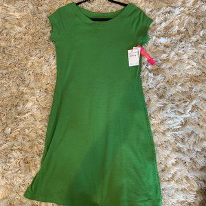 Catherine Malandrino Green Cap Sleeve Cotton Work Dress - Size M